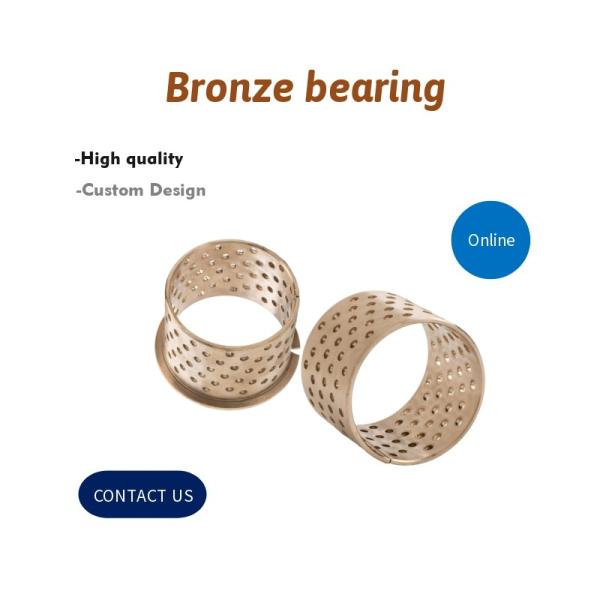 CuSn8,  Cylindrical Wrapped Bronze Bearings