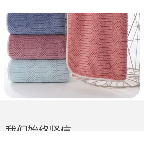 Toalla de baño de microfibra sostenible para el hogar 70*140cm Toalla de playa seca rápida de color sólido