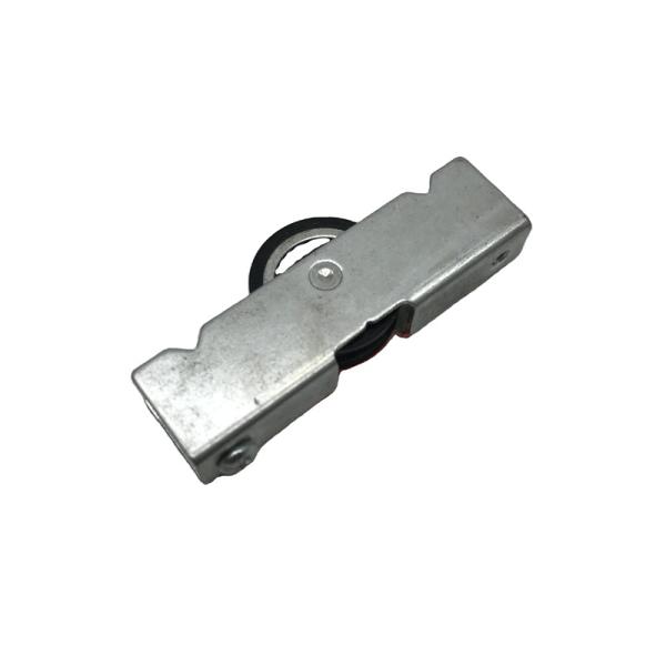 Peru Market Aluminium Window Hardware Single Nylon Wheel Zinc Plated Iron Bracket Steel Sliding Door Wheels
