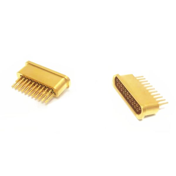 Aluminum Alloy Hermetic Socket J30J Series Connector Gold Plating
