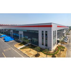 Light Steel Frame Commercial Building , Prefabricated Steel Structure Workshop