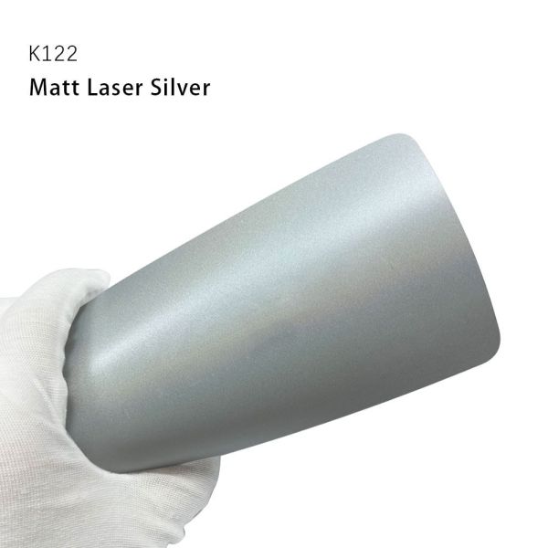 K122 Matt Laser Silver TPU Color Car Paint Protection Film Matte Car Wrap