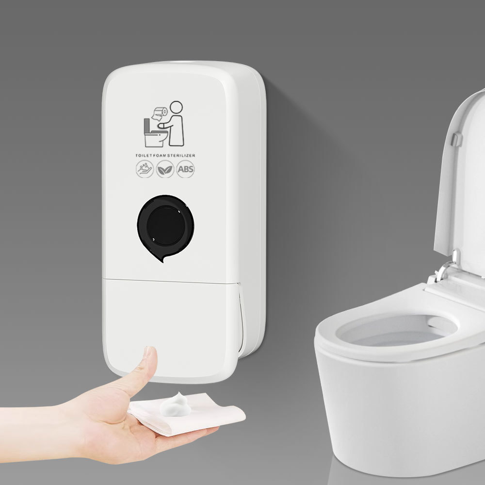 ABS Plastic 800ML Toilet Foam Soap Dispenser Commercial Wall Mounted Sanitizer