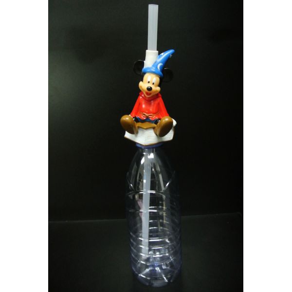 Straw Figures Collectible Vinyl Toys For Kids Water Bottle Disneyland Style