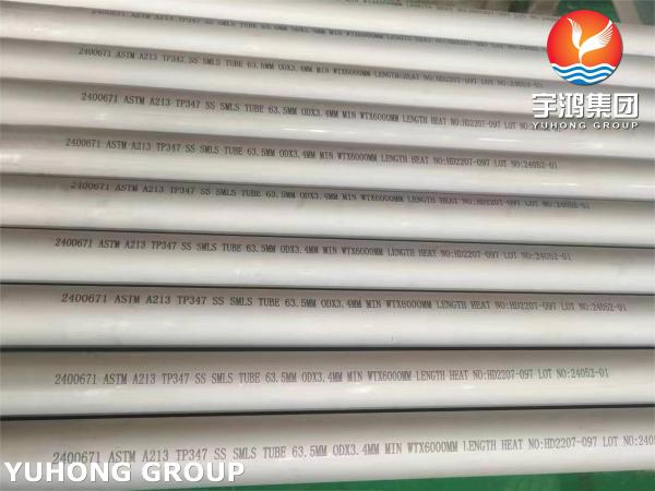 ASME SA213 TP347 S34700 Stainless Steel Seamless Tube For Condenser