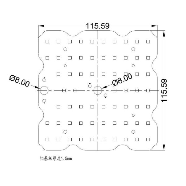 Оптически объектив СМД 3030 компонентов уличного света СИД для освещения дороги города