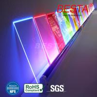 Edge Lit Neon Fluorescente Folha de Acrílico Acrílico LED Tabuleiro 2.8mm-15mm