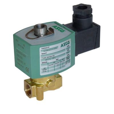 ASCO Series 314 3/2 Solenoid Valve Direct Acting Universal 1/8 1/4 NPT Steel Brass Body
