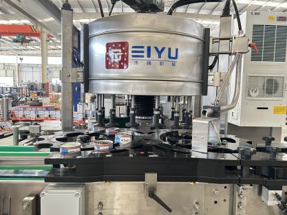 7mm-11mm PET Beer Bottle Hot Melt Labeling Machine Semi Auto For Round Square Bottles