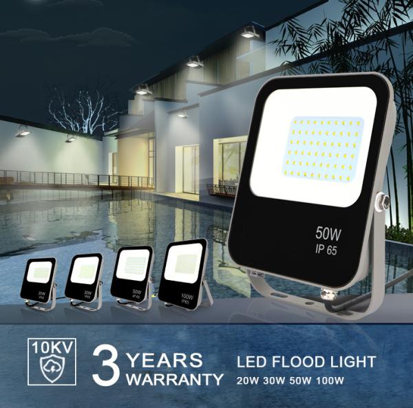 0.5PF 2000Lm IP65 conduziu a jarda exterior da luz de inundação que ilumina 90lm/w