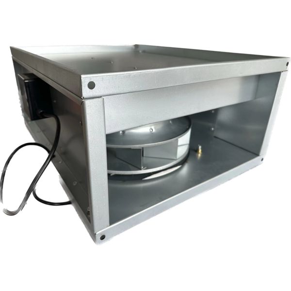 Rectangular Duct Fan Industrial Ventilation Fans  Heavy Duty Fans Designed for Air Exchange in Industrial Facilities