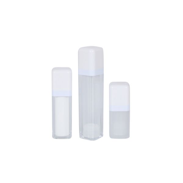 Акриловый квадратный 15/30/50мл Моигриратор для лица бутылка Мат белый лосьон тонер Семейный костюм для кожи