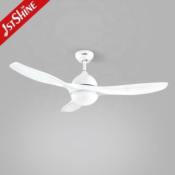CCC Certificado 1stshine Branco 220V DC Motor 5 Velocidades Remote Control LED Ventilador de teto para Home Office