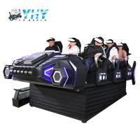 Assentos internos do cinema 9 do parque 7KW 9D VR da água 182 filmes