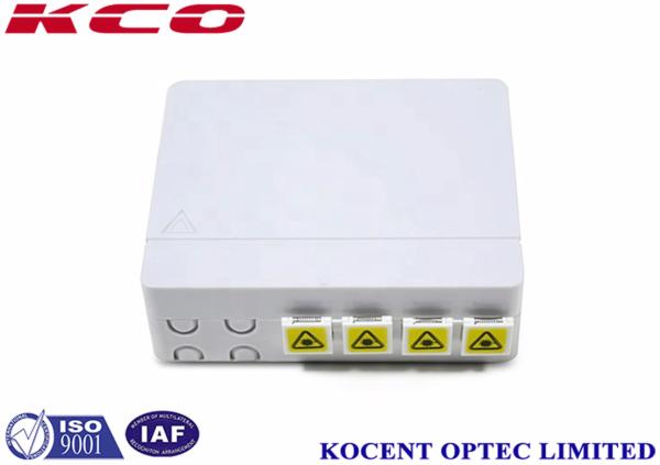 Pigtail Fiber Optic Cable Termination Box 4 Core Auto Shutter Adapter
