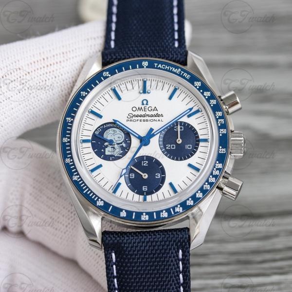 42MM Omega Speedmaster Watch Swiss 3861 Hand Wound Mechanical Chronograph