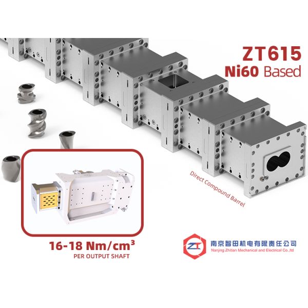 China Pet Sheet Twin Screw Extruder Manufacturer For Nitriding Screws Barrels