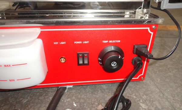 Full Visual Glass Food Display Showcase Electric Food Steam Warmer Showcase