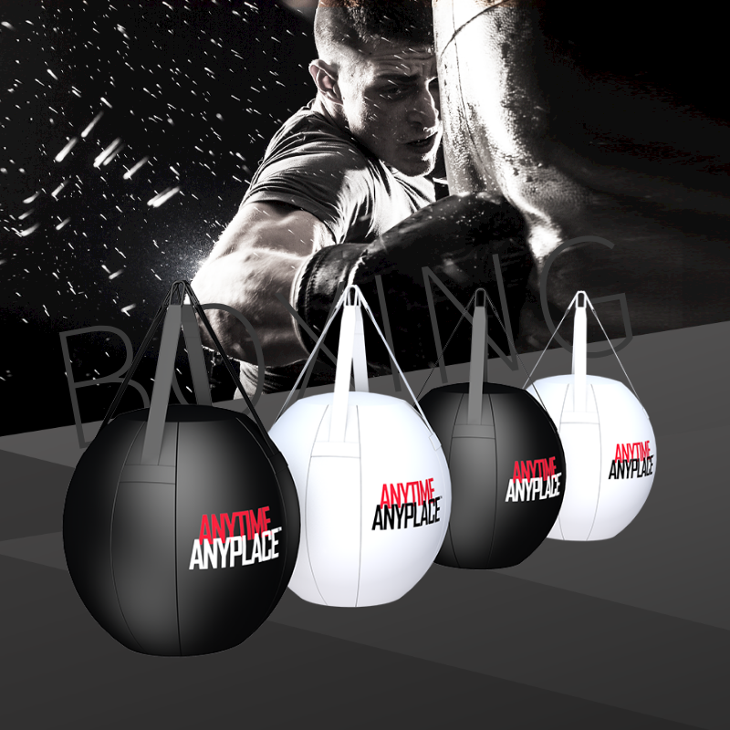 Man Boxing Punch Bag Free Standing Training Bag Custom Gym Boxing Equipment