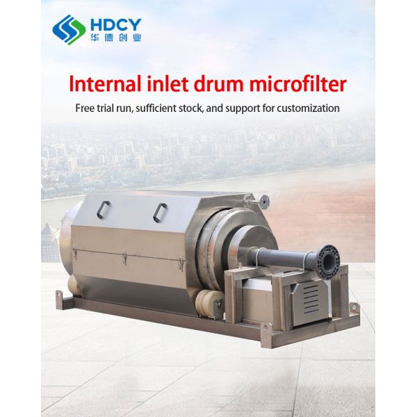 Industry Fully Automatic Drum Microfiltration Machine Municipal Sewage Stp Treatment Plant