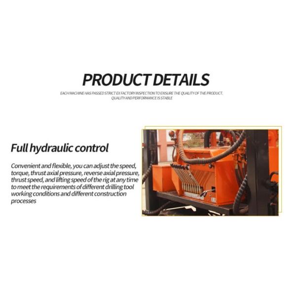 тип буровая установка Crawler 180m воздуха для водяной скважины