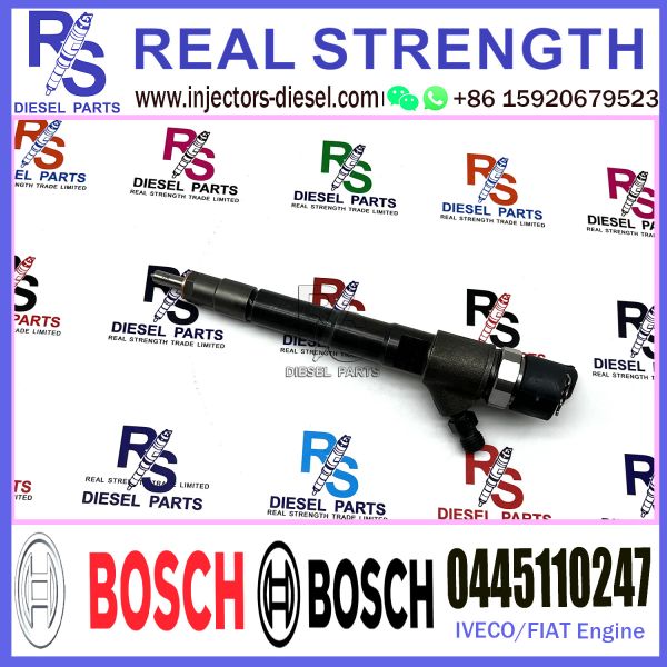 BOSCH injection 0445110247 Diesel Fuel Common Rail Injector 0445110247 0986435163 For FIAT/IVECO 3.0D Engine