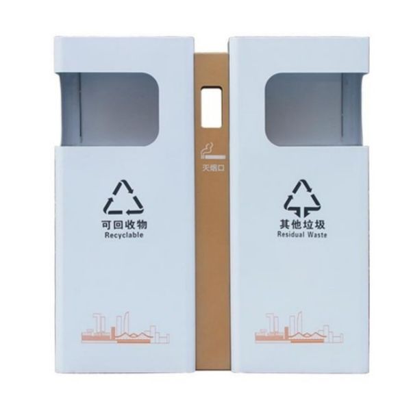 WASTE Stainless Steel Sorting Dump Type Closed Automatic Plastic Hdpe Garbage Bin