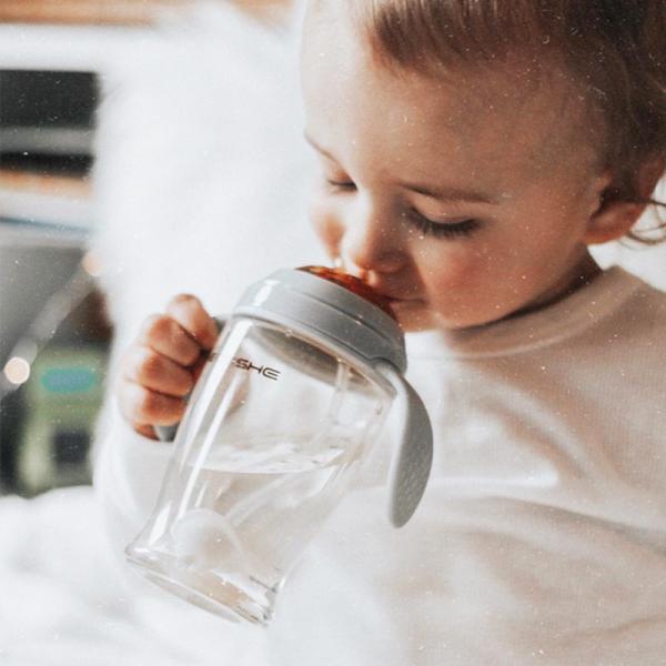 Colorful Unique Weighted Straw Cute Sippy Cups For Toddlers
