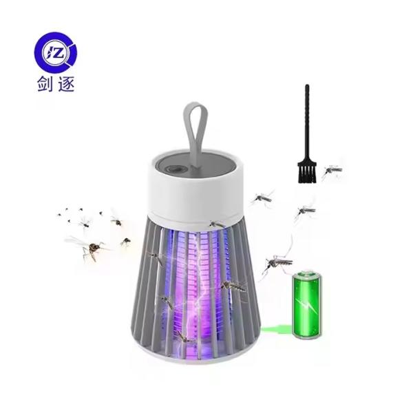 Rechargeable Type 2 in 1 LED UVA Trap Light Indoor Anti Mosquito Lamp Fly Cather Rechargeable Mosquito Zapper