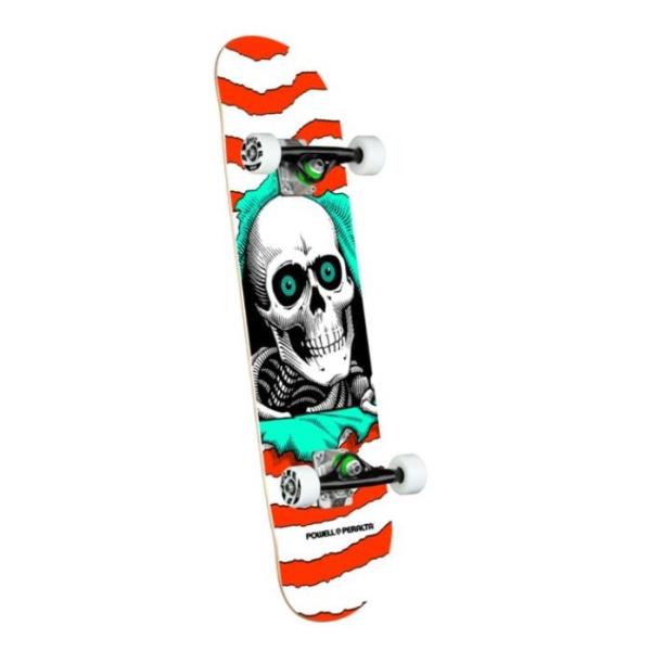 YOBANG OEM Powell Peralta Ripper Orange Mini Complete Skateboard - 7 x 28