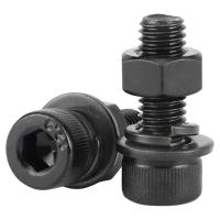 Grau de alta tração 8.8 10.9 12.9 Hex Socket Allen Cap Head Screw Bolt para Construção