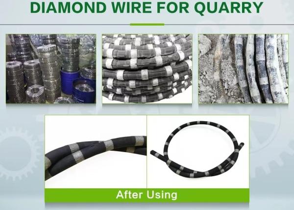 Granite Marble Quarry Stone Diamond Wire Saw Machine 380V