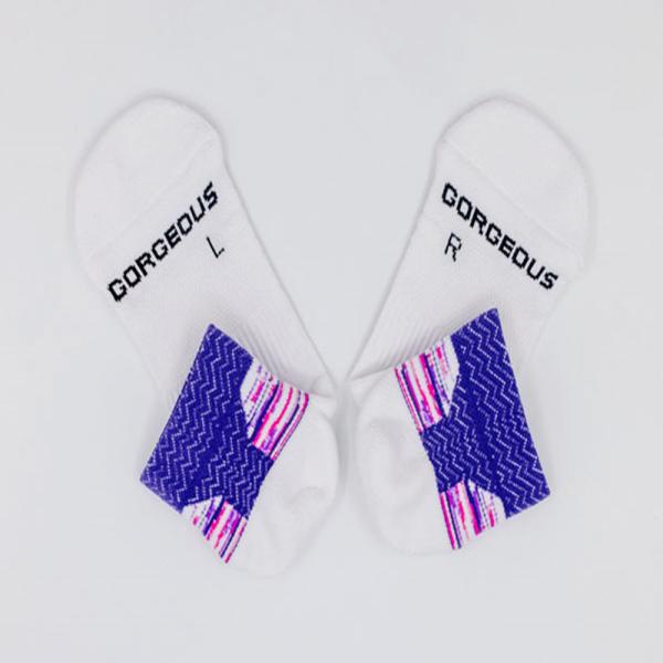 Sporty Anti Dust Athletic Basketball Socks Skid Proof Colorful