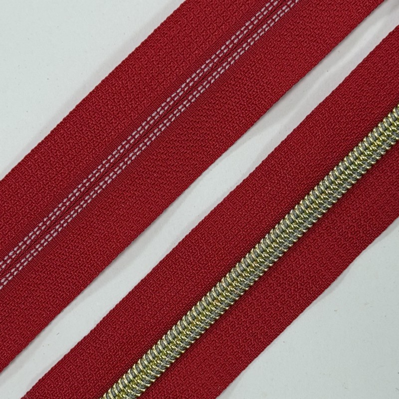 Luxury Apparel #5 Vacuum Plated Nylon Zip High Glossy Metallic Finish