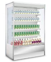 Refrigerador aberto da exposição de Multideck do hipermercado do anúncio publicitário 3m com grande espaço