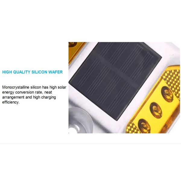 Cast Aluminum LED Solar Road Studs For Road Traffic Safety Warning