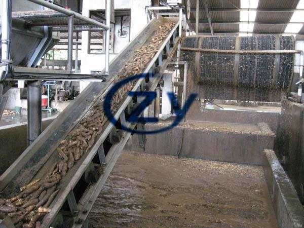 full Automatic  30-45ton/h  Fresh  potato starch production line  potato washing machine