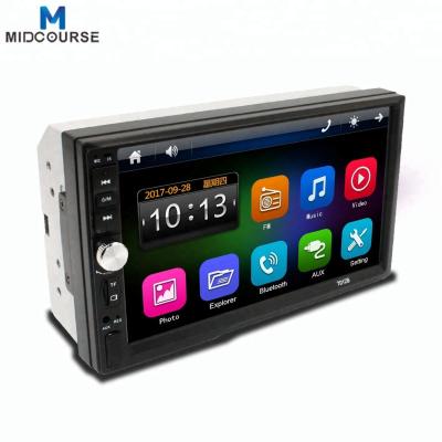 Lecteur DVD stéréo de l'écran mp5 de double de vacarme de vacarme de pouce 2 de l'universel 7 d'écran tactile voiture de Bluetooth