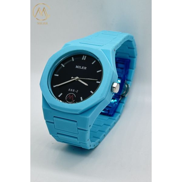 Fashionable Creative Trendy Lines Kid's Quartz Waterproof Watches for Daily Life Sports and Gift Giving