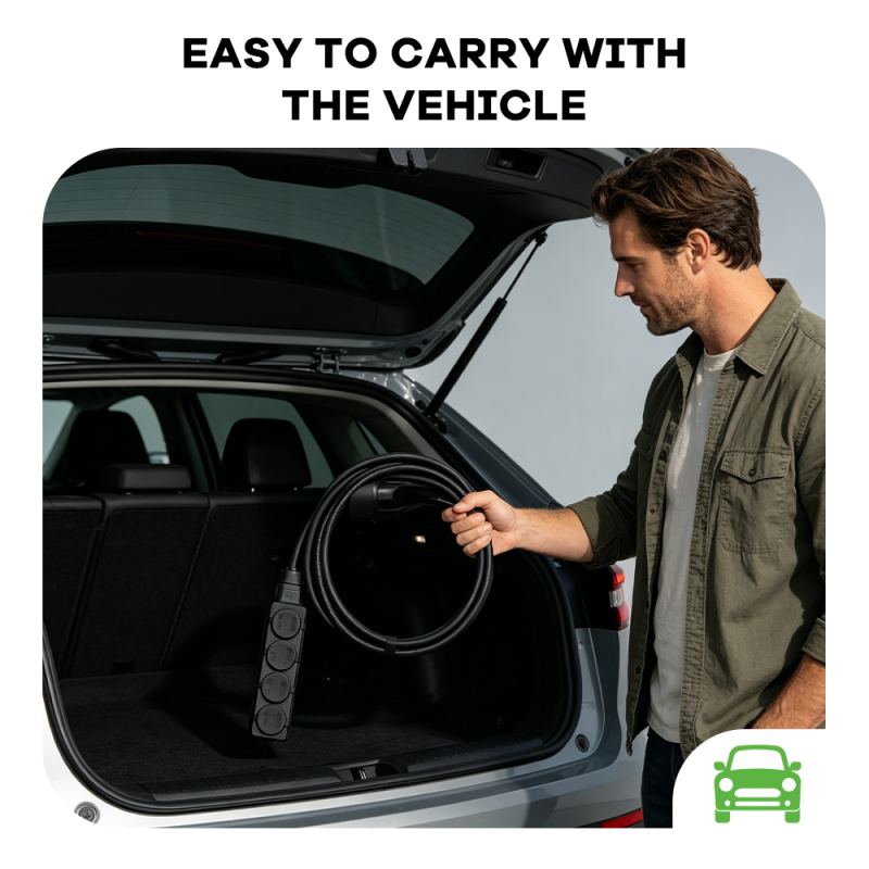 Vehicle To Load Socket 3.5kW V2L Adapter Type 2 EV Discharge Plug