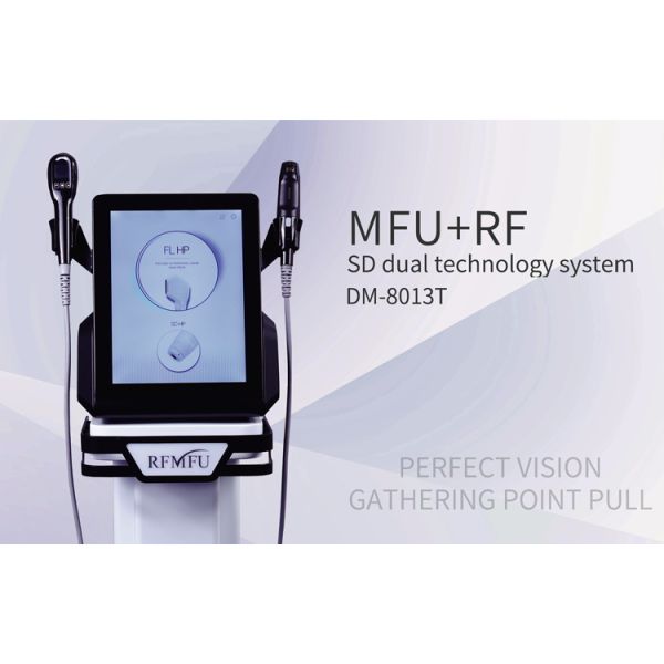 Système de technologie MFU+RF Appareil de beauté HIFU pour le raffermissement de la peau OEM ODM