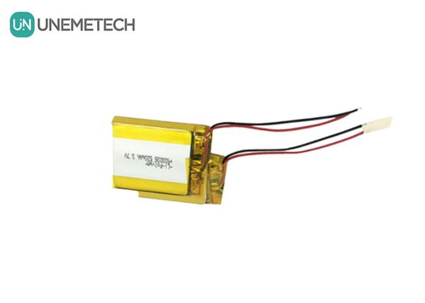 3.7V Baterias LiPo personalizadas 520mAh Bateria de iões de lítio polímero 503035 Para dispositivo portátil