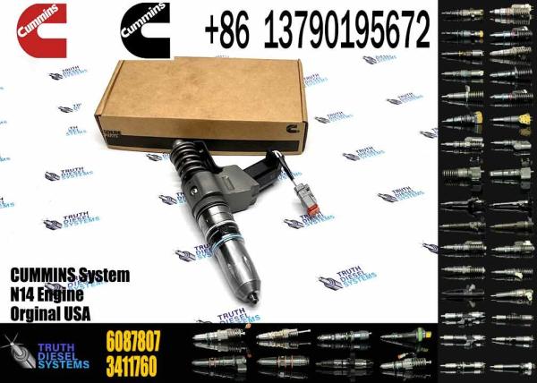 Nuevo inyector de combustible diesel de tren común 4307516 6087807 3080931F para Cummins QSN14 N14