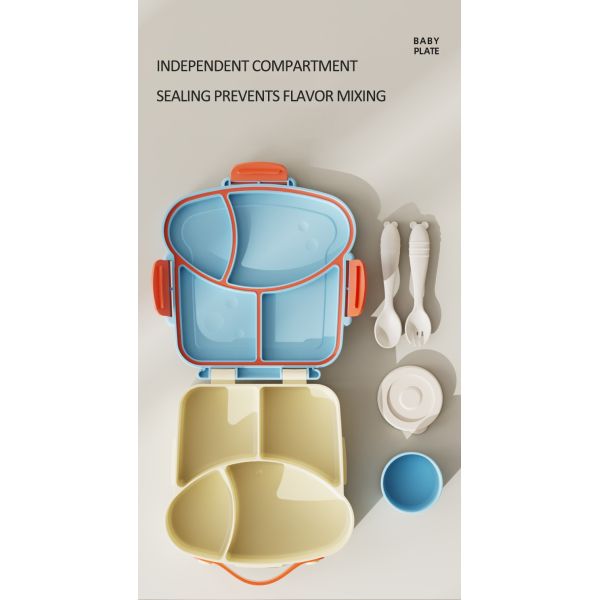 Leak-proof Bento Box For Kids Reusable And Dishwasher Safe Food Storage Container