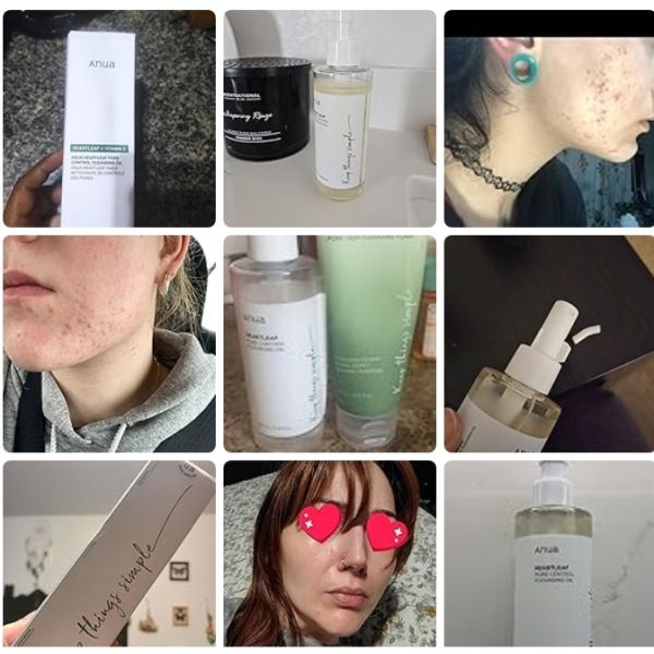 ODM Heartleaf Pore Control Moisturizing Facial Cleanser Oil For Face Makeup Blackhead Remover 6.76 Fl Oz