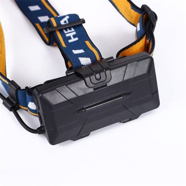 Rechargeable Headlamp, 8 LED 18000 Lumen Bright Headlamp with Red Light, IPX4 Waterproof USB Headlight, Head Lamp