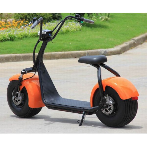 2 Wheels Lito Battery Electric Motorcycle Scooter 40km/h Max Speed No Foldable