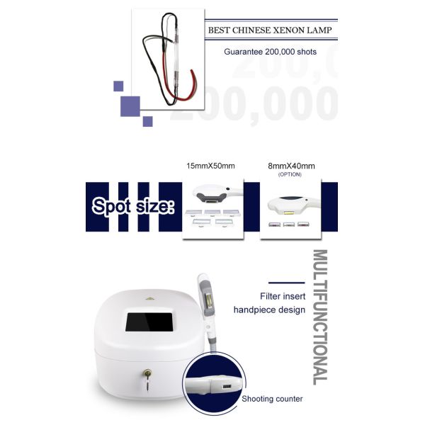 1200W IPL SHR Elight Machine с частотой 5Mhz для омоложения кожи