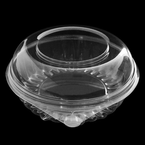 Customized Plastic Berry Containers 10oz With Dome Lid For Vegetable Salad