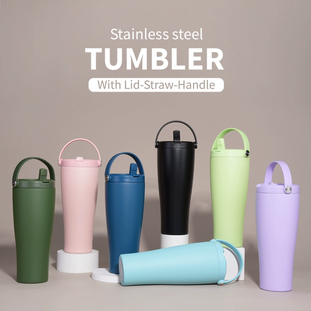 2025 Nouveau 30 oz en acier inoxydable en plein air de sport à double couche sous vide grande capacité Portable isolation tasse